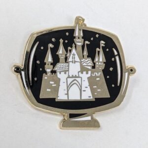 D23 Disneyland TV Series 10 Fan-tastic Years Exclusive Gold Member Pin